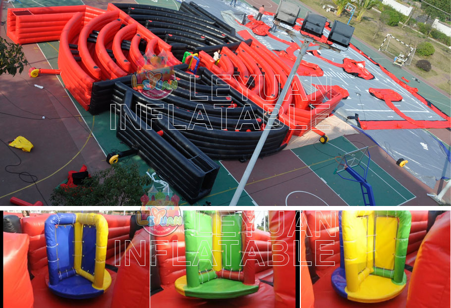 inflatable go kart track