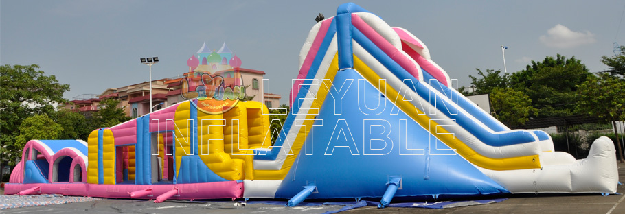 Colorful Inflatable Slide