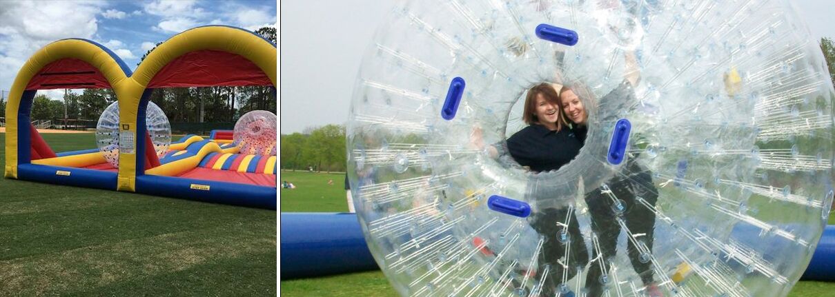 Inflatable Zorb ball