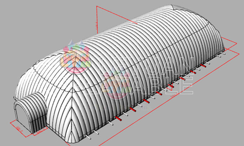 inflatable industrial dome