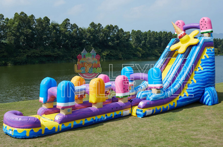 Inflatable Ice Cream Water Slide