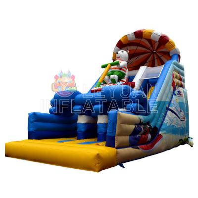 Inflatable Double Slide