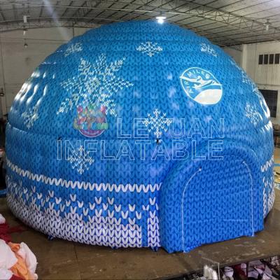 Large Waterproof Full Printing Inflatable Dome Event Tent