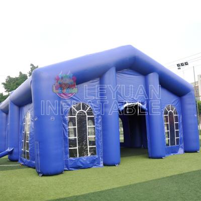 Outdoor Blue Inflatable wedding Tent For 200 People