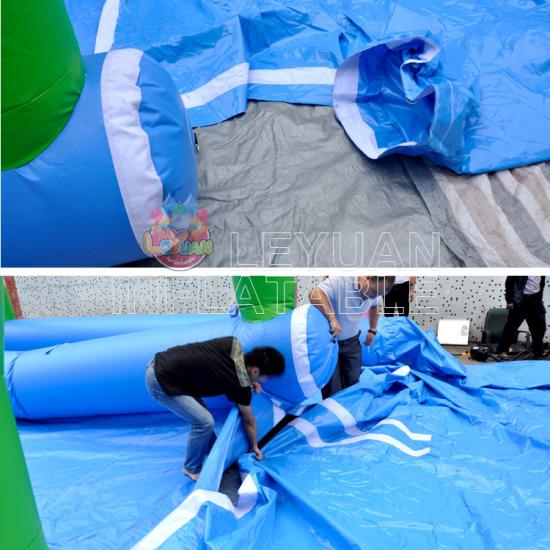 Double Lane Inflatable Slide