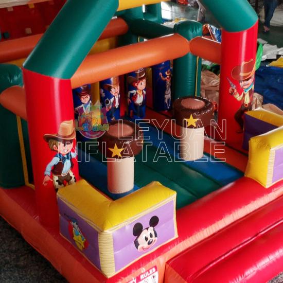 Cowboy Inflatable Obstacle Course