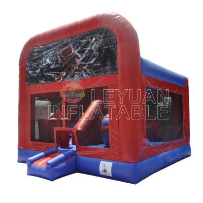 Spiderman Inflatable Jumper House With Slide