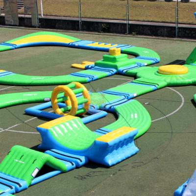 Inflatable Water Obstacle Course Floating Park