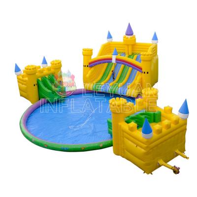 Inflatable castle water park