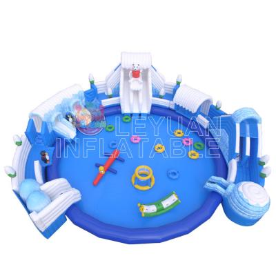 inflatable amusement water park