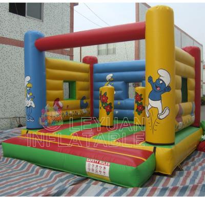Mini Smurfs Inflatable Jump House