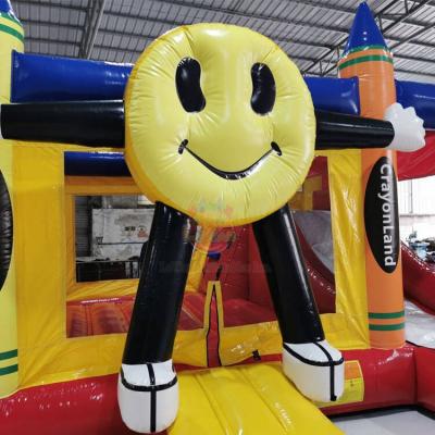 5M x 5M Slide Combo Crayonland Bounce House