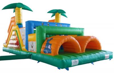 Trapical Jungle Inflatable Game Obstacle Course