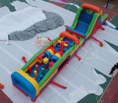 66' Inflatable Commercial Obstacle Course