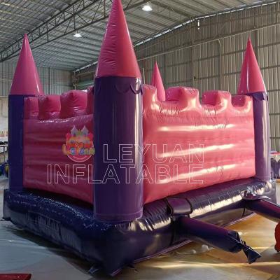 4mx4m Pink And Purple Inflatable Moonwalks For Kids
