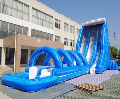 Giant Inflatable Double Lane Water Slide
