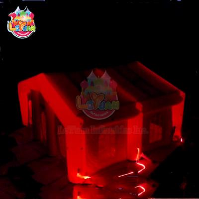 White Large Inflatable  Led Tent for Events