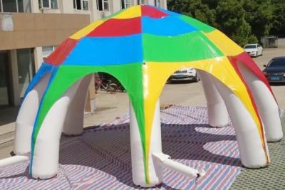Large Rainbow Inflatable 8 Leg Spider Event Tent