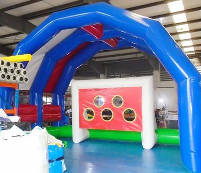 Inflatable Soccer Goal Shooting Game for Party Carnival