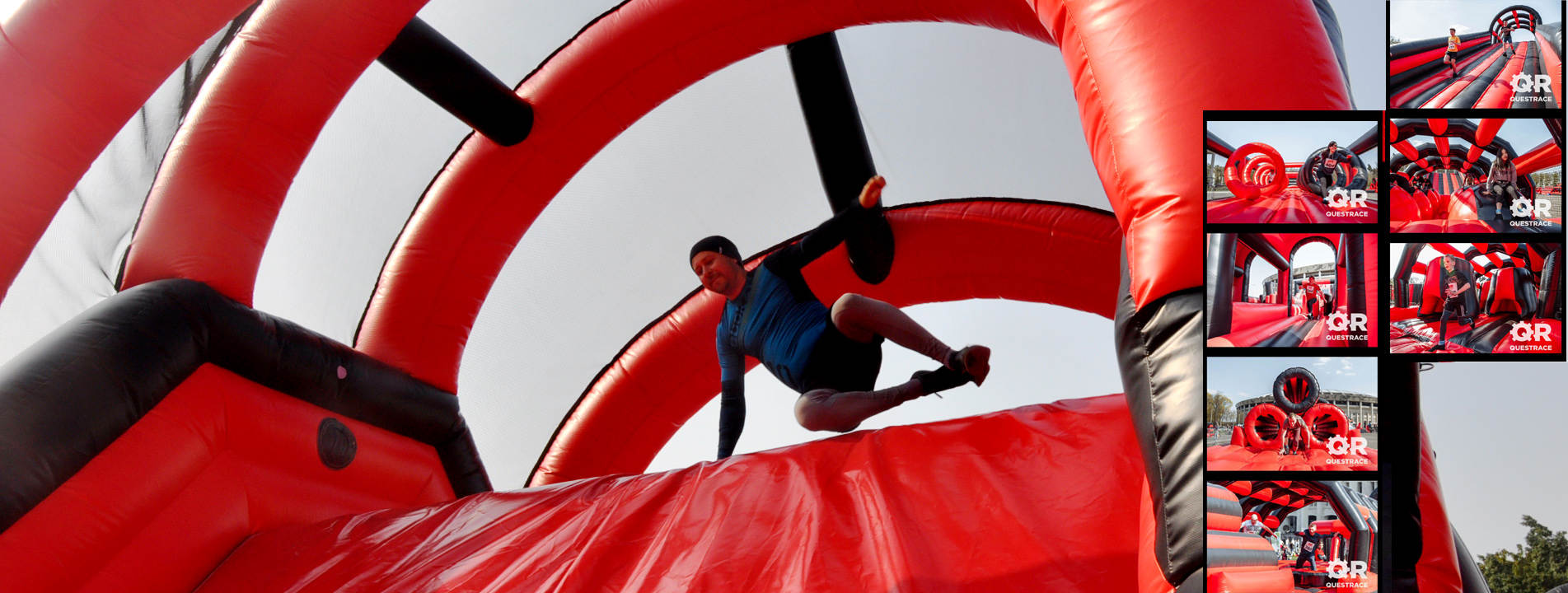 Giant Inflatable Obstacles Course 